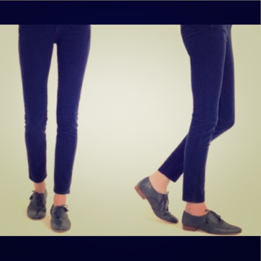 J Crew Ankle Cords Navy 27